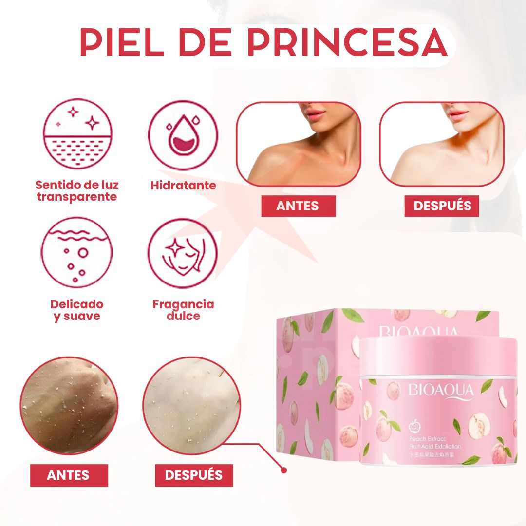 Peachy Clean: Exfoliante Facial Durazno
