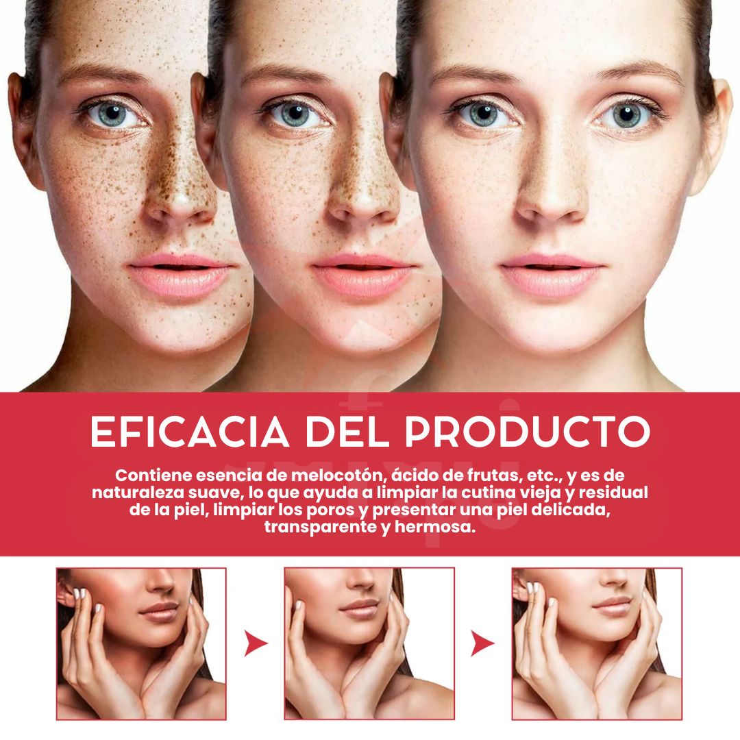 Peachy Clean: Exfoliante Facial Durazno