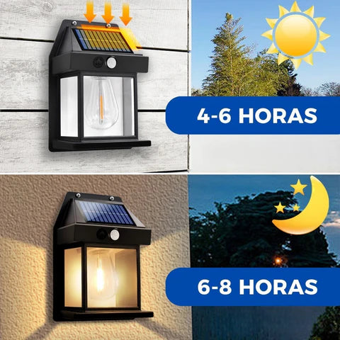 PACK: 2 LÁMPARAS SOLARES CON SENSOR DE MOVIMIENTO