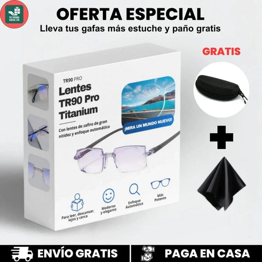 Gafas Inteligentes TR90 Titanium Pro + Estuche de Regalo 🎁