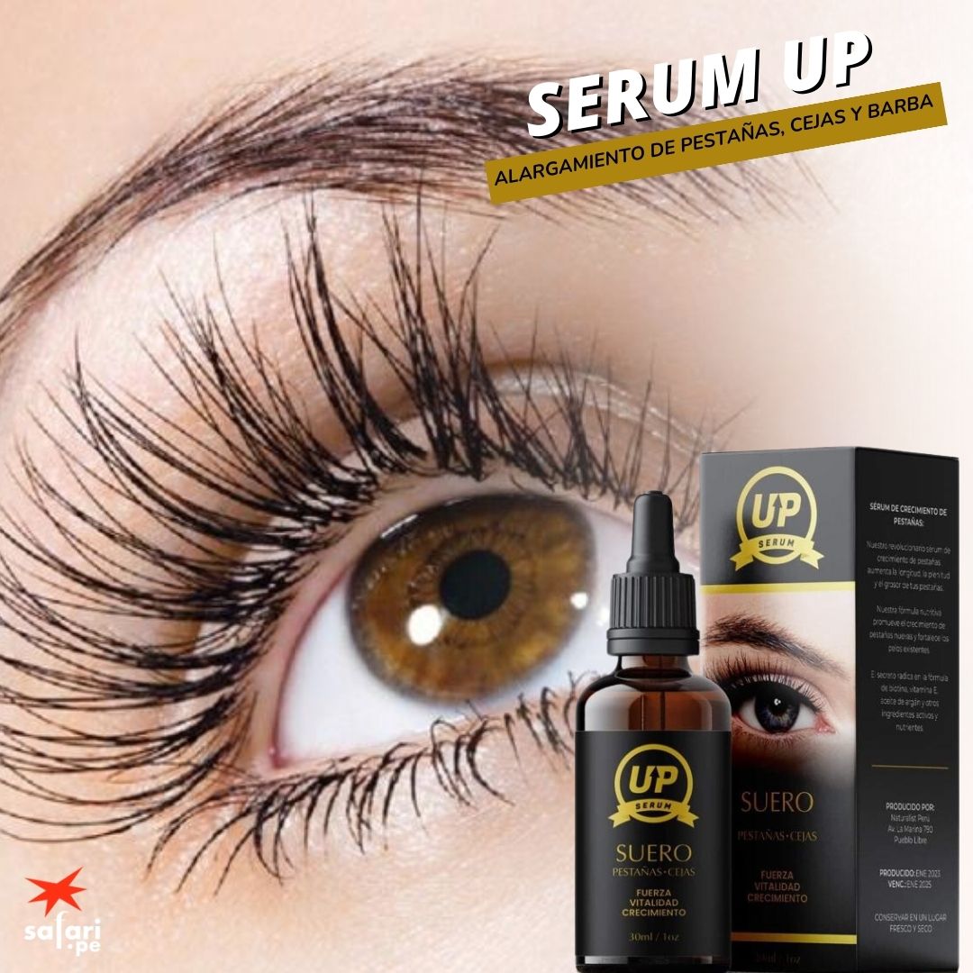 Serum Up® - ALRGAMIENTO DE PESTAÑAS, CEJAS Y BARBA