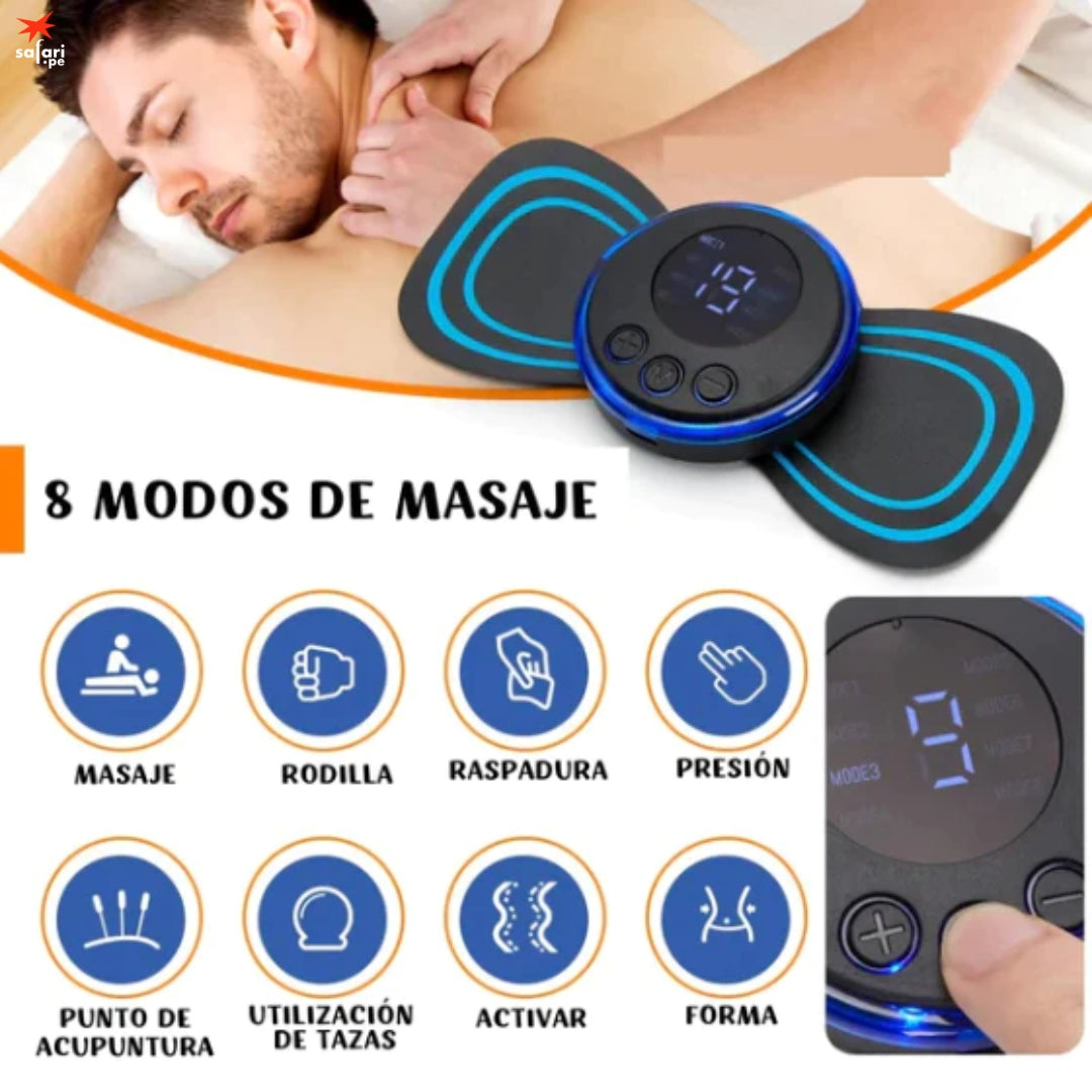 MASAJEADOR MUSCULAR ELÉCTRICO RECARGABLE