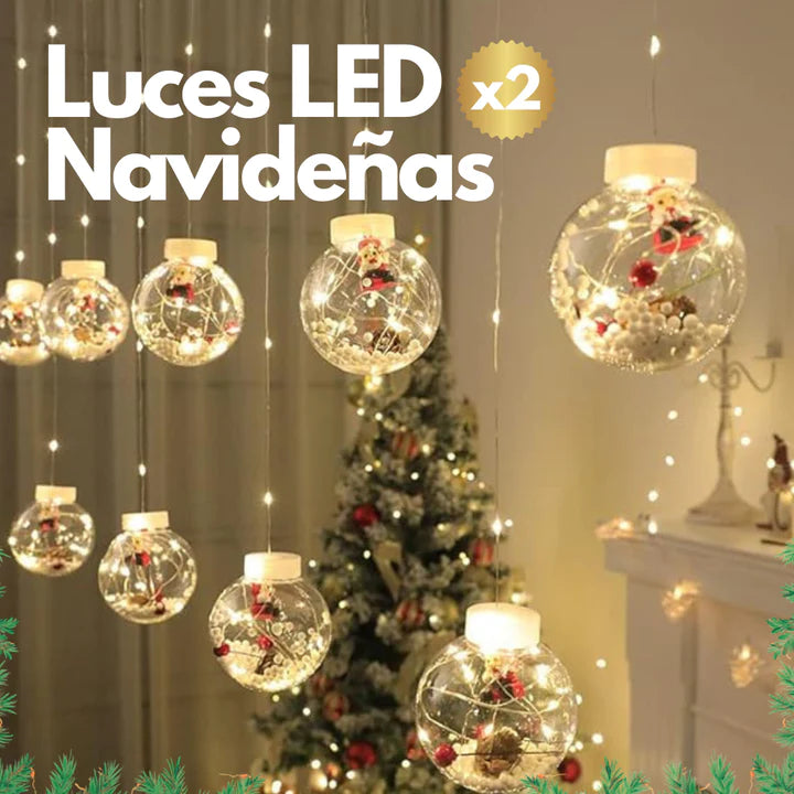 GUIRNALDA DE NAVIDAD POR 10 BOMBILLOS LED