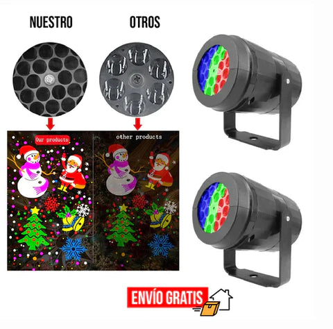 PROYECTOR DE FIGURAS NAVIDEÑAS (🎄🎁🧧🎀🎄)(𝗘𝗡𝗩𝗜𝗢 𝗚𝗥𝗔𝗧𝗜𝗦!!!!)