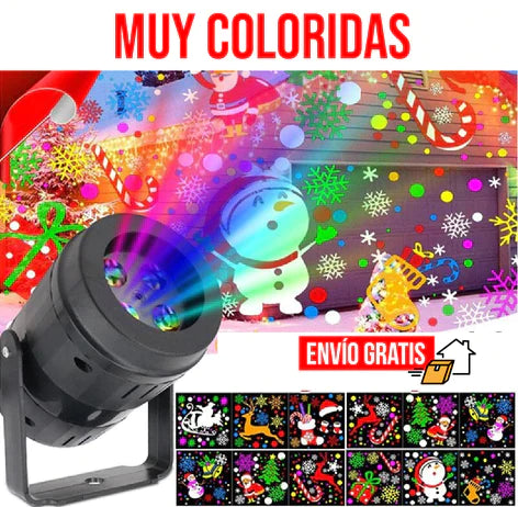 PROYECTOR DE FIGURAS NAVIDEÑAS (🎄🎁🧧🎀🎄)(𝗘𝗡𝗩𝗜𝗢 𝗚𝗥𝗔𝗧𝗜𝗦!!!!)