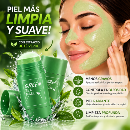 Green Mask: Mascarilla Facial de Té Verde Anti Puntos Negros