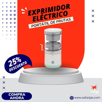 EXPRIMIDOR ELÉCTRICO PORTÁTIL DE FRUTAS