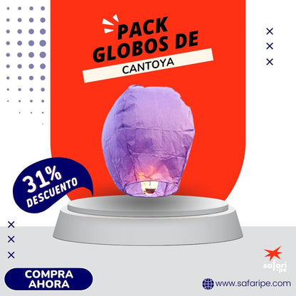 PACK GLOBOS DE CANTOYA