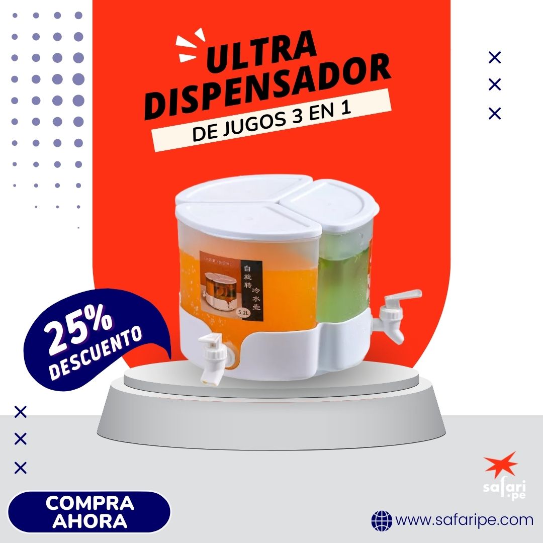 Ultra Dispensador de Jugos 3 en 1