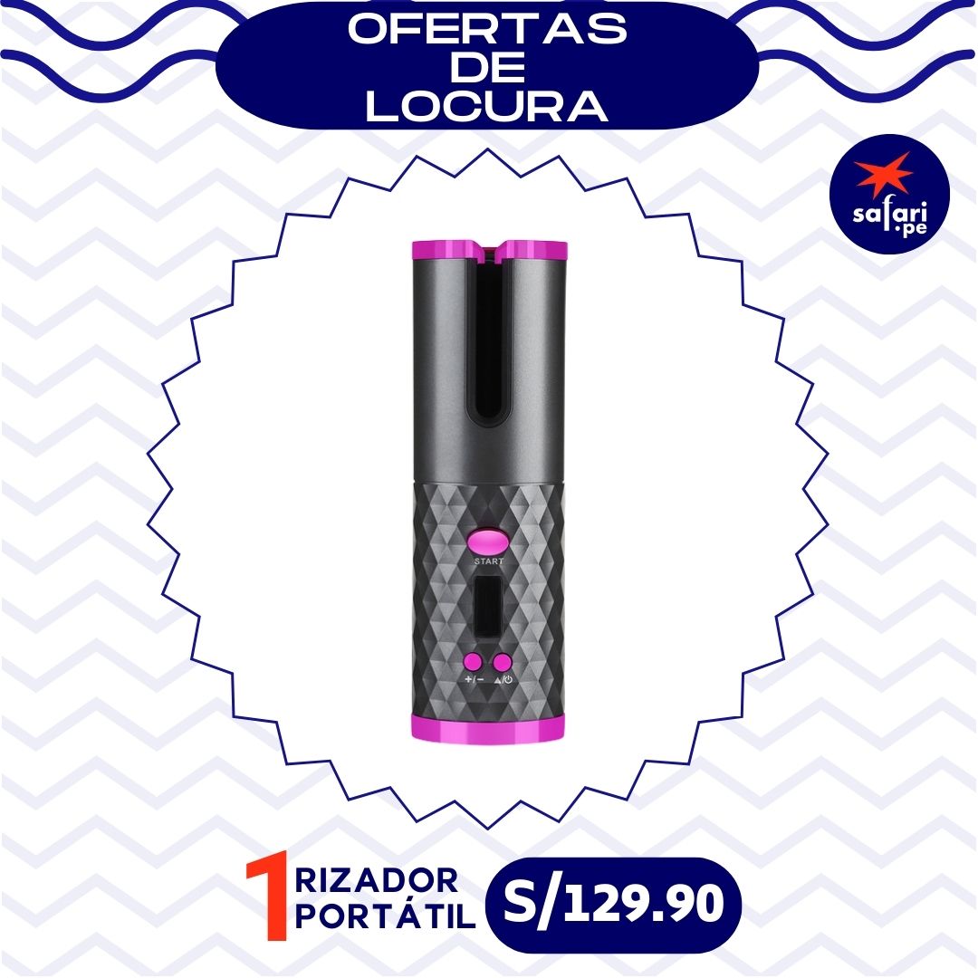 RIZADOR PORTÁTIL: COORLESS HAIR CURLER