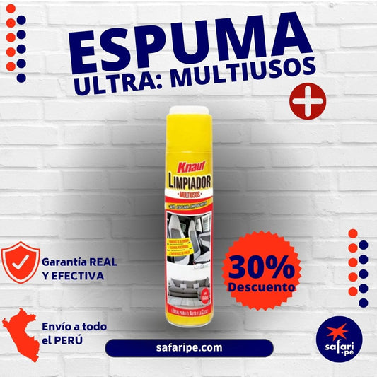 ESPUMA ULTRA: LIMPIADORA MULTIUSOS