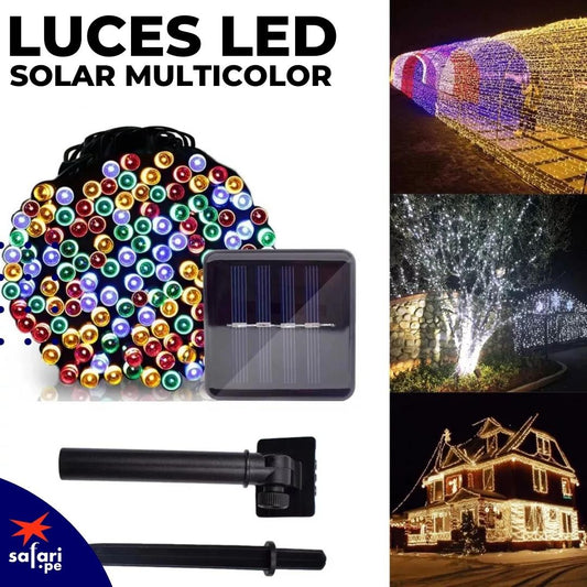 🎄LUCES LED SOLAR MULTICOLOR🎄16 METROS