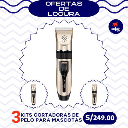 KIT CORTADORA DE PELO PARA MASCOTAS