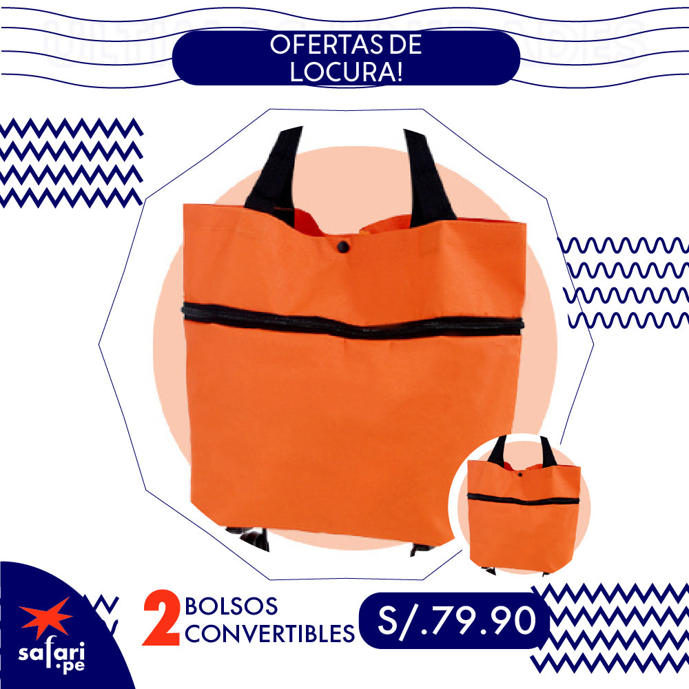 BOLSA CONVERTIBLE 2 EN 1 🛒