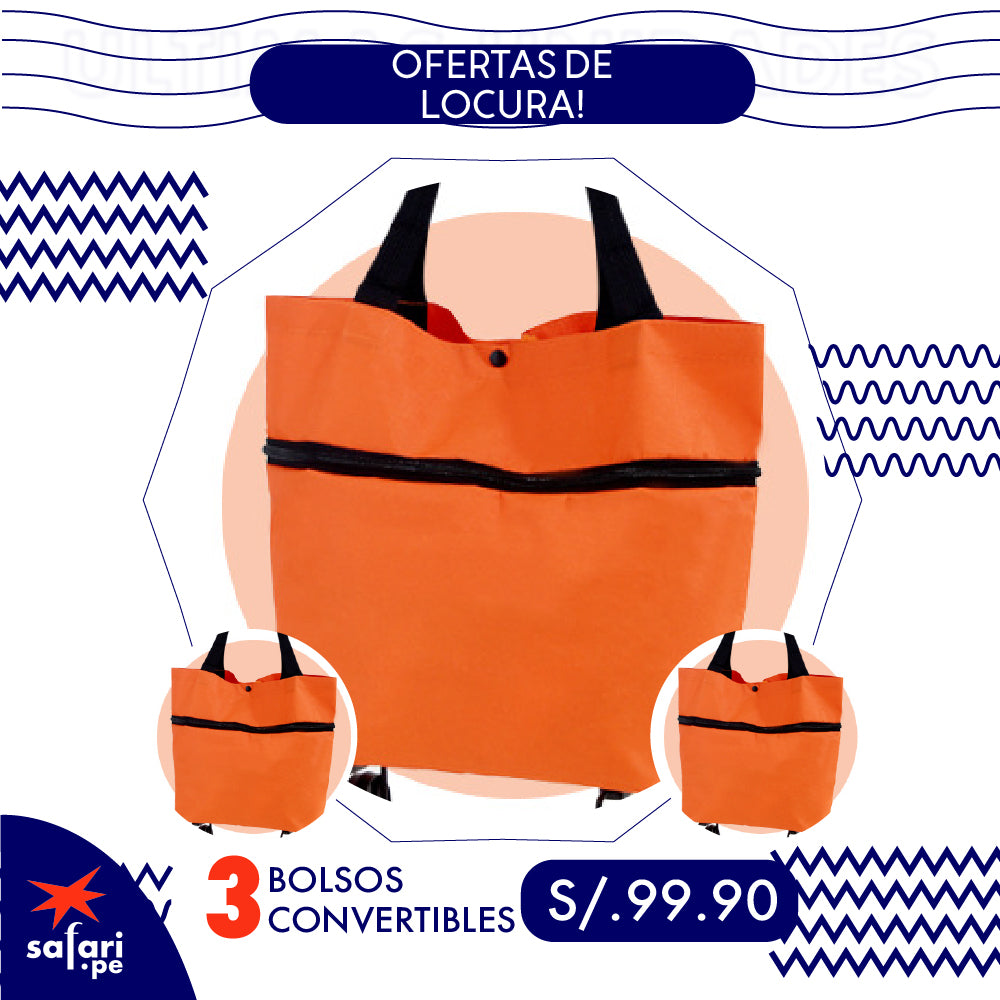 BOLSA CONVERTIBLE 2 EN 1 🛒