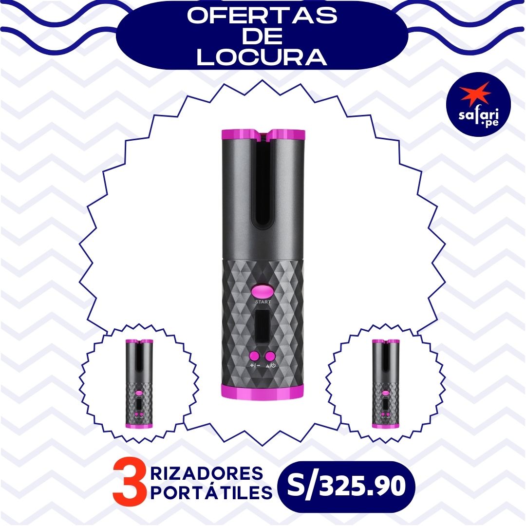 RIZADOR PORTÁTIL: COORLESS HAIR CURLER