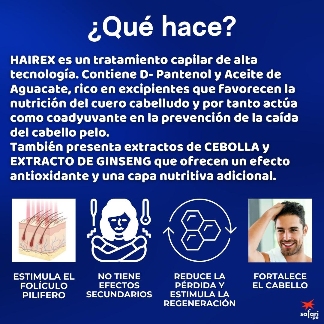 LOCIÓN ANTI-CAÍDA DE CABELLO: HAIREX