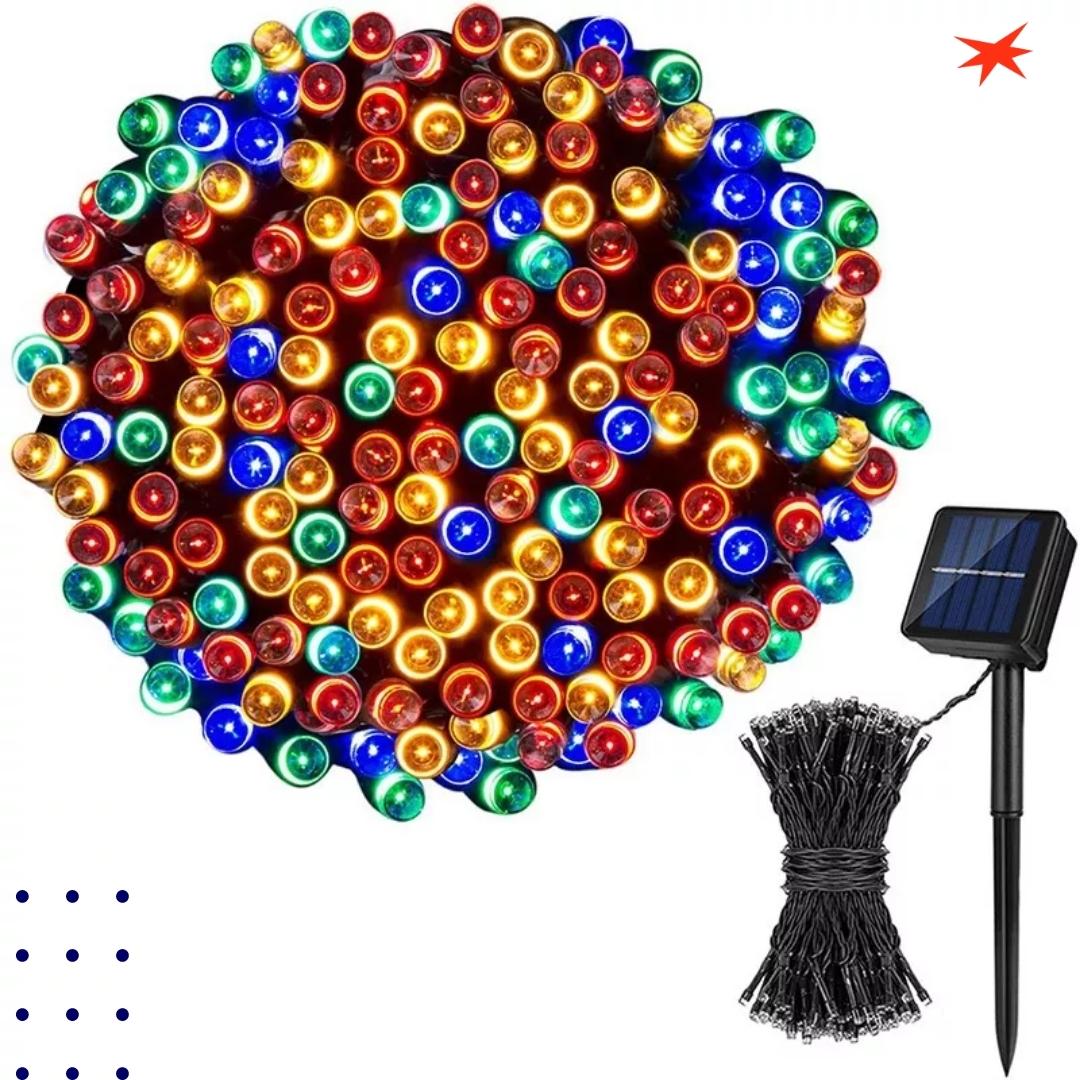 🎄LUCES LED SOLAR MULTICOLOR🎄16 METROS