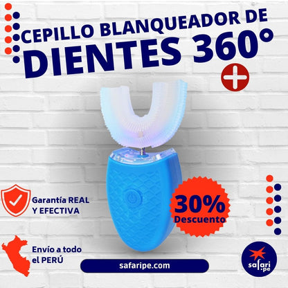 CEPILLO BLANQUEADOR DE DIENTES ELÉCTRICO 360°