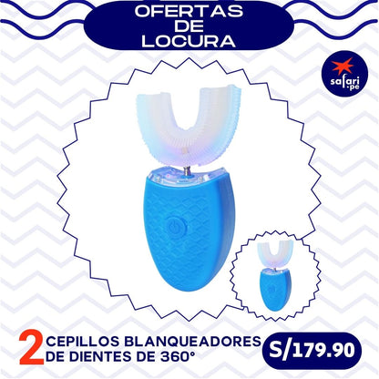 CEPILLO BLANQUEADOR DE DIENTES ELÉCTRICO 360°