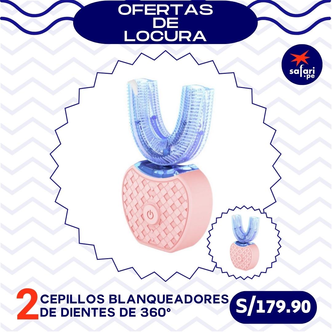 CEPILLO BLANQUEADOR DE DIENTES ELÉCTRICO 360°