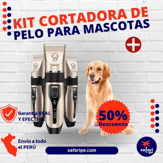 KIT CORTADORA DE PELO PARA MASCOTAS