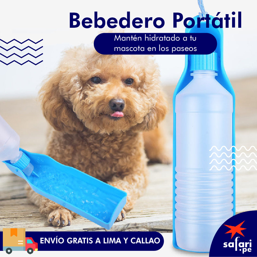 BEBEDERO PORTÁTIL PARA MASCOTA 🐱🐶