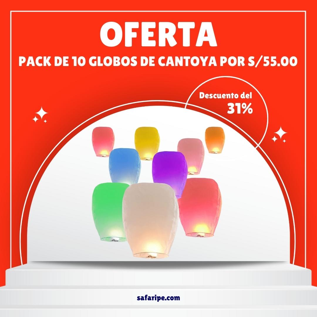 PACK GLOBOS DE CANTOYA