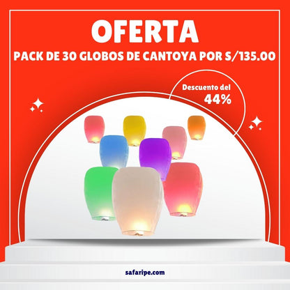 PACK GLOBOS DE CANTOYA