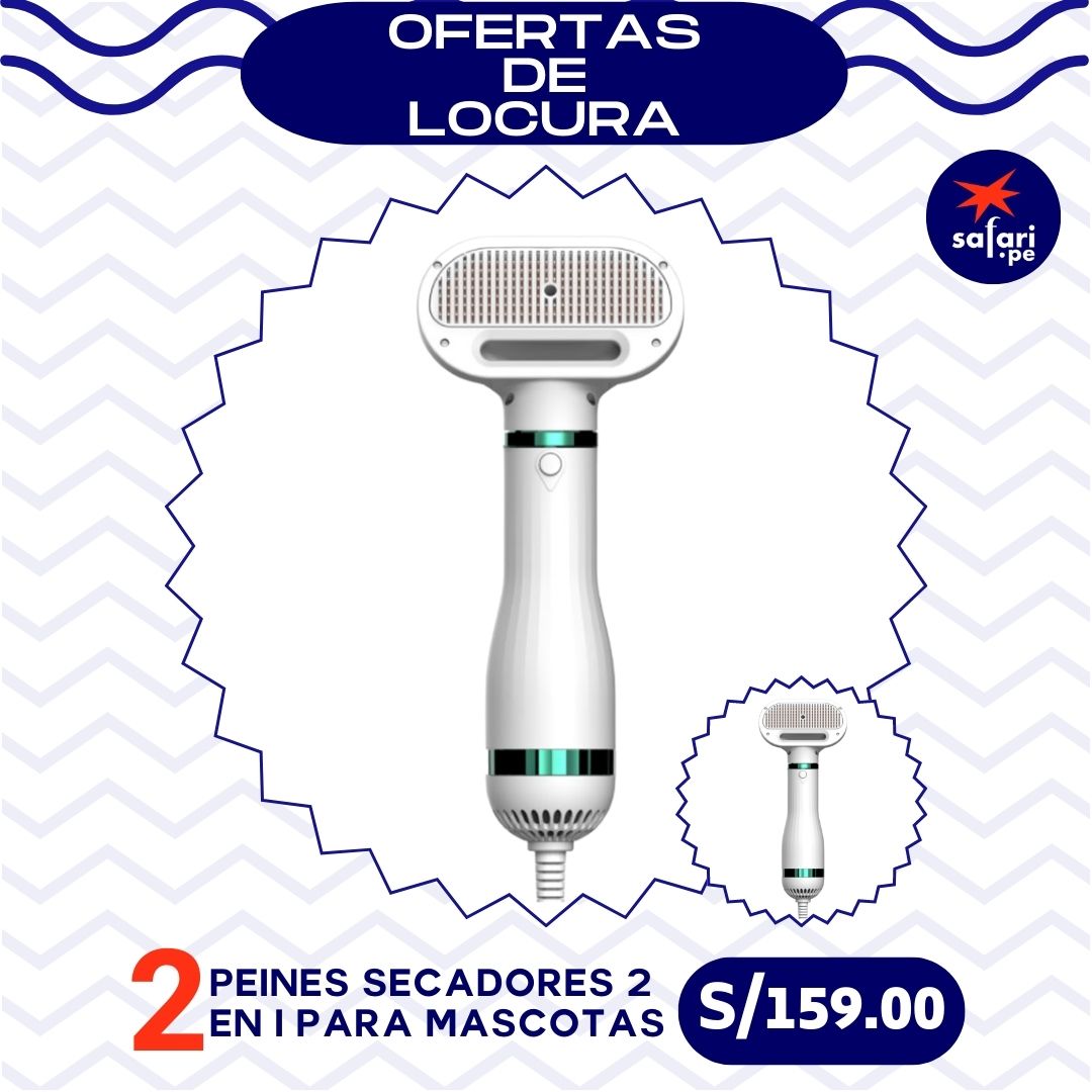 PEINE SECADORA PARA MASCOTAS