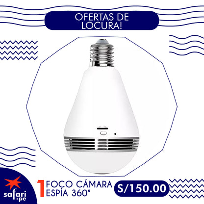 FOCO CÁMARA ESPÍA 360°💡