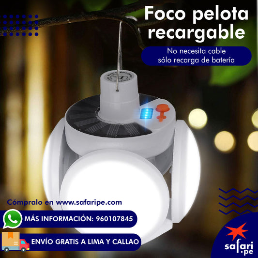 FOCO PELOTA RECARGABLE💡