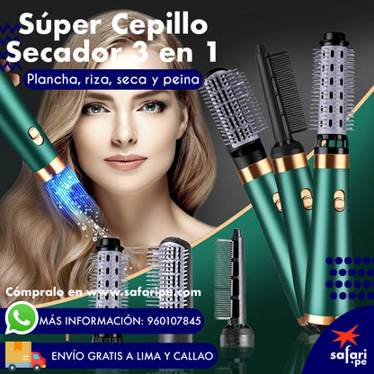 SÚPER CEPILLO SECADOR 3 EN 1